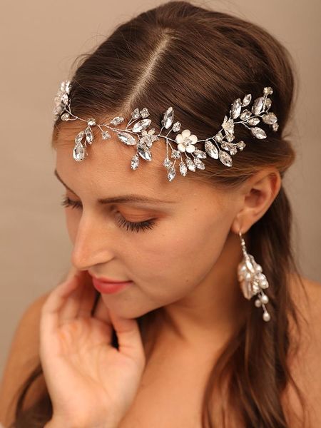 headpieces rhinestone flower bridal tiara headband crystal hair combs wedding accessories jewelry, Silver
headpieces rhinestone flower bridal tiara headband crystal hair combs wedding accessories jewelry, Silver