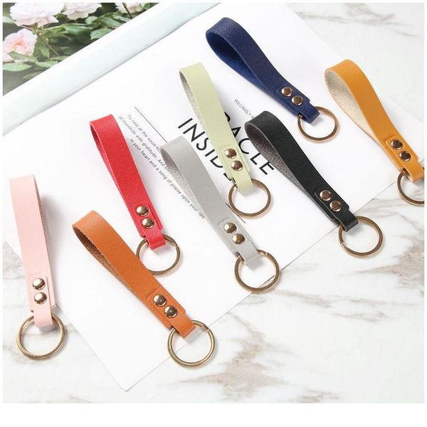 pu leather keychain bag pendant creative cute female pu car keychains key rope anti-lost leather rope key chain jllixe
pu leather keychain bag pendant creative cute female pu car keychains key rope anti-lost leather rope key chain jllixe