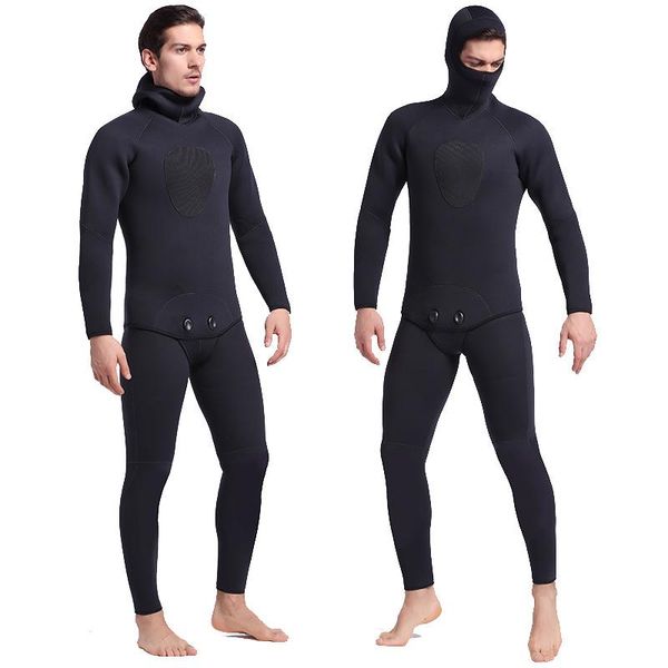 one-piece suits sbart 5mm men wetsuit 2-piece set black hooded spearfishing jumpsuit fullsuit diving snorkeling & swimming farmer john
one-piece suits sbart 5mm men wetsuit 2-piece set black hooded spearfishing jumpsuit fullsuit diving snorkeling & swimming farmer john