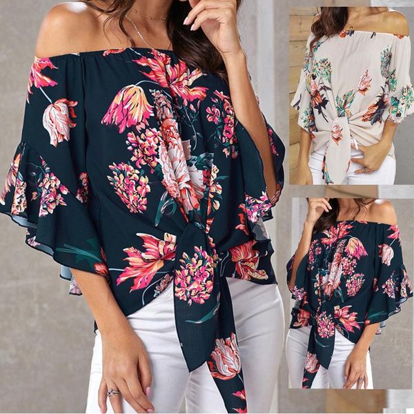 women's blouses & shirts off the shoulder blouse casual floral print tie knot front long sleeve shirt harajuku printed blusa femin, White
women's blouses & shirts off the shoulder blouse casual floral print tie knot front long sleeve shirt harajuku printed blusa femin, White