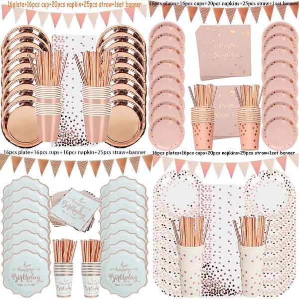 disposable dinnerware birthday decorations tableware set paper straws cups plates banner napkins boy girl kids party decor
disposable dinnerware birthday decorations tableware set paper straws cups plates banner napkins boy girl kids party decor