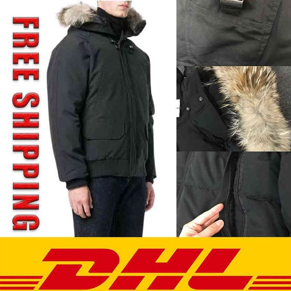 fashion men's down parkas real wolf fur collar hooded white goose et winter coat warm parka padded ets, Black
fashion men's down parkas real wolf fur collar hooded white goose et winter coat warm parka padded ets, Black