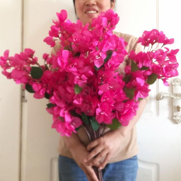 decorative flowers & wreaths 10pcs silk bougainvillea glabra artificial fake rose red spectabilis flower branches 35" for wedding cente
decorative flowers & wreaths 10pcs silk bougainvillea glabra artificial fake rose red spectabilis flower branches 35" for wedding cente