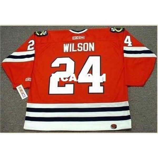 668s #24 doug wilson chicago blackhawks 1988 ccm away hockey jersey or custom any name or number retro jersey, Black
668s #24 doug wilson chicago blackhawks 1988 ccm away hockey jersey or custom any name or number retro jersey, Black