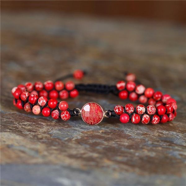 tennis red gemstones charm bracelets 1 strand handmade beaded braided bracelet boho wrap around friendship jewelry dropship, Golden;silver
tennis red gemstones charm bracelets 1 strand handmade beaded braided bracelet boho wrap around friendship jewelry dropship, Golden;silver