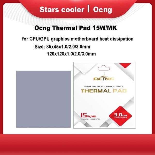 fans & coolings ocng thermal pad 15w/ multi-size heat dissipation silicone cpu/gpu graphics motherboard
fans & coolings ocng thermal pad 15w/ multi-size heat dissipation silicone cpu/gpu graphics motherboard