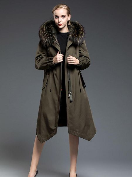 women's fur & faux real parka 2021 winter jacket women natural liner long coat female raccoon collar warm overcoat my, Black
women's fur & faux real parka 2021 winter jacket women natural liner long coat female raccoon collar warm overcoat my, Black