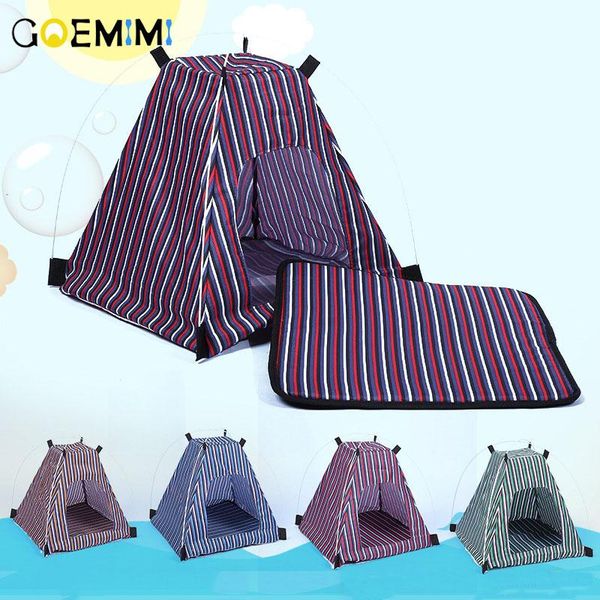 new arrival four seasons fabric dog house striped puppy bed for small dog cute cat house pet products
new arrival four seasons fabric dog house striped puppy bed for small dog cute cat house pet products