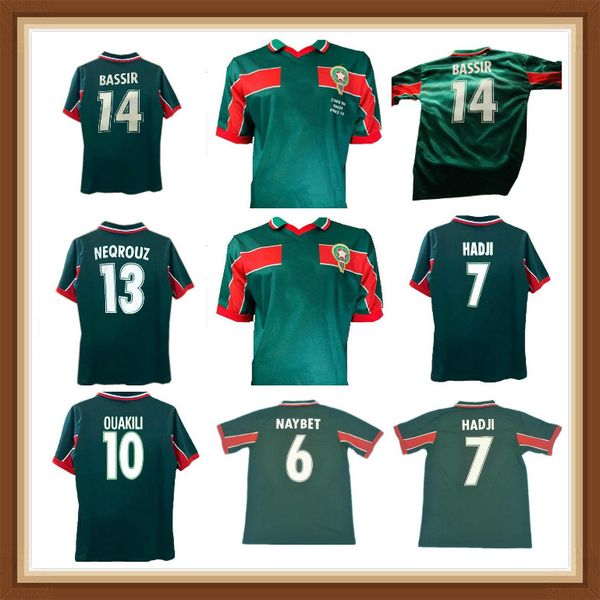 1998 retro version morocco soccer jerseys worldcup home hadji ouakili uniform neqrouz bassir abrami football shirt, Black;yellow
1998 retro version morocco soccer jerseys worldcup home hadji ouakili uniform neqrouz bassir abrami football shirt, Black;yellow