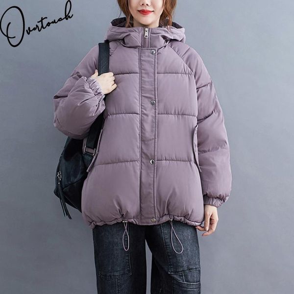 women's down & parkas overtouch autumn winter women cotton clothing thicken jacket coat female outerwear hooded oversize lady overcoat, Black
women's down & parkas overtouch autumn winter women cotton clothing thicken jacket coat female outerwear hooded oversize lady overcoat, Black