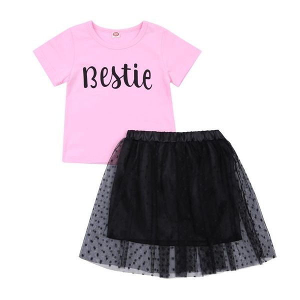 girls summer outfits kids letter print short-sleeved t-shirt and polka dot short gauze a-line skirts for children girls clothing, White
girls summer outfits kids letter print short-sleeved t-shirt and polka dot short gauze a-line skirts for children girls clothing, White