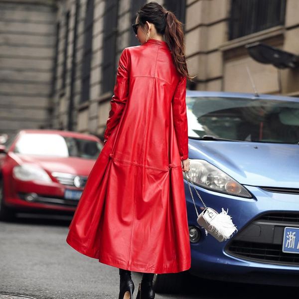 women's leather & faux 100% real sheepskin coat female long trench coats autumn winter women genuine jacket chaqueta mujer my, Black
women's leather & faux 100% real sheepskin coat female long trench coats autumn winter women genuine jacket chaqueta mujer my, Black