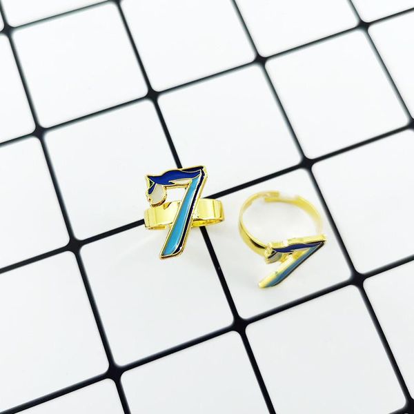 jumpsuits kpop bangtan boys map soul 7 women ring party fashion jewelry fine decorations girl friend gifts gold adjust rings, Blue 
jumpsuits kpop bangtan boys map soul 7 women ring party fashion jewelry fine decorations girl friend gifts gold adjust rings, Blue