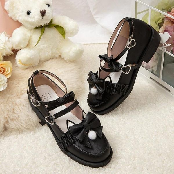 dress shoes us4-11 womens round toe bowknot cat ear block heel cosplay lolita pumps mary janes plus size, Black
dress shoes us4-11 womens round toe bowknot cat ear block heel cosplay lolita pumps mary janes plus size, Black