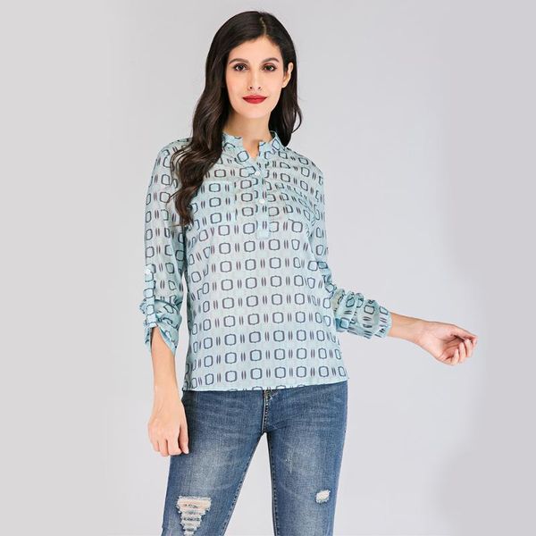 women's blouses & shirts chiffon summer spring casual v neck loose blouse ladies camisa feminina long sleeve print shirt, White
women's blouses & shirts chiffon summer spring casual v neck loose blouse ladies camisa feminina long sleeve print shirt, White