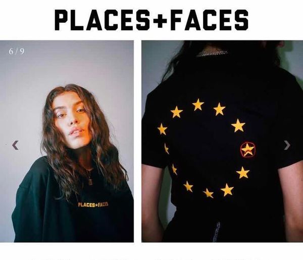 2021 new edition south korean version of the same star print missing short-sleeved p+f tee loose places+faces t shirt qau5, White
2021 new edition south korean version of the same star print missing short-sleeved p+f tee loose places+faces t shirt qau5, White