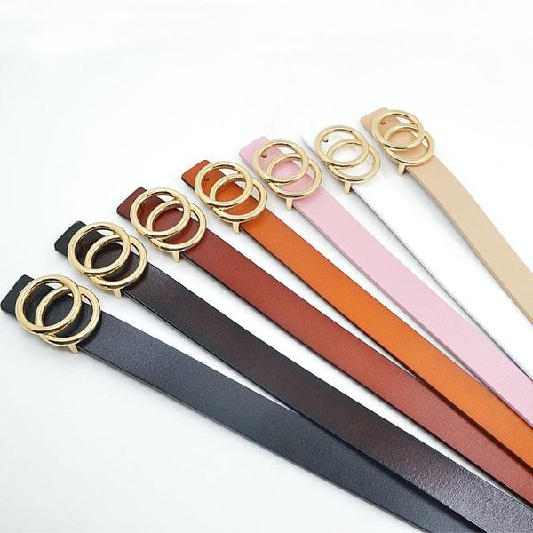 belts round buckle belt lady leather dress women clothes double ring female straps, Black;brown
belts round buckle belt lady leather dress women clothes double ring female straps, Black;brown