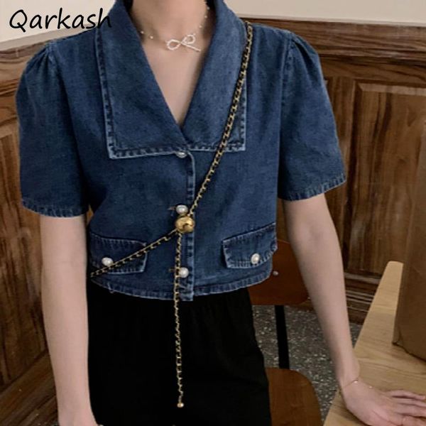 women's jackets women retro korean basic summer crops outerwear solid simple all-match causal denim vintage turn down collar, Black;brown
women's jackets women retro korean basic summer crops outerwear solid simple all-match causal denim vintage turn down collar, Black;brown
