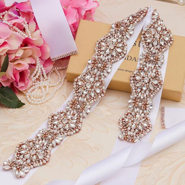 wedding sashes missrdress elegant pearls belt crystal bridal sash rose gold rhinestones for long dresses jk936, White
wedding sashes missrdress elegant pearls belt crystal bridal sash rose gold rhinestones for long dresses jk936, White