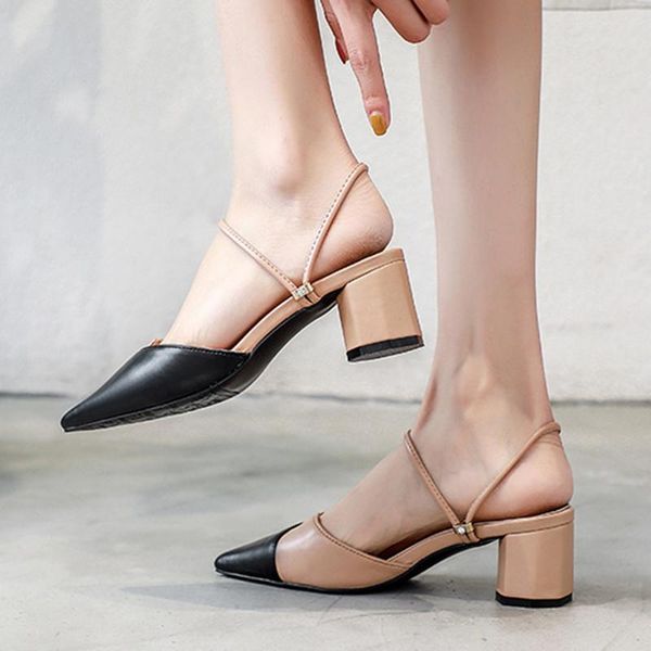 sandals 2021 heels women wear mid-heeled female summer thick heel design leisure ladies shoes, Black
sandals 2021 heels women wear mid-heeled female summer thick heel design leisure ladies shoes, Black
