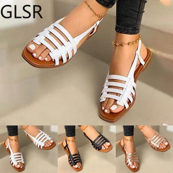 sandals flat ladies summer outdoor fashion leather shoes round toe elegent slipper adjustable buckle strap casual, Black
sandals flat ladies summer outdoor fashion leather shoes round toe elegent slipper adjustable buckle strap casual, Black