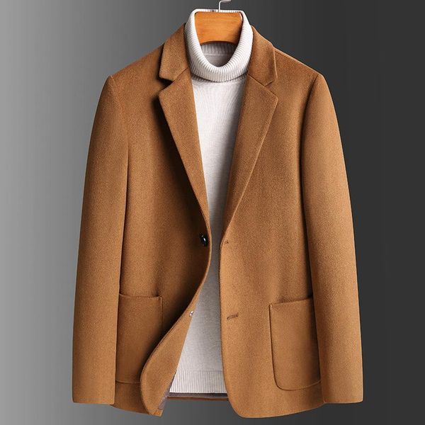 men's suits & blazers men clothing 2021 autumn winter casual woolen suit men's korean trend self-cultivation wool jacket, White;black
men's suits & blazers men clothing 2021 autumn winter casual woolen suit men's korean trend self-cultivation wool jacket, White;black