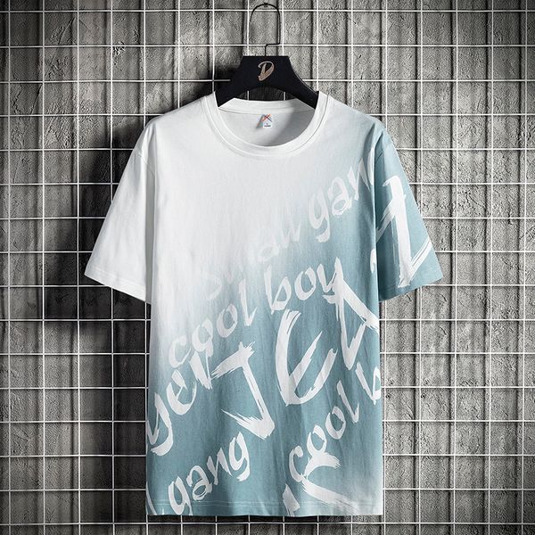 men 2021 new spring summer casual short t shirt men o neck letter fashion high street streetwear short t shirts men, White;black
men 2021 new spring summer casual short t shirt men o neck letter fashion high street streetwear short t shirts men, White;black