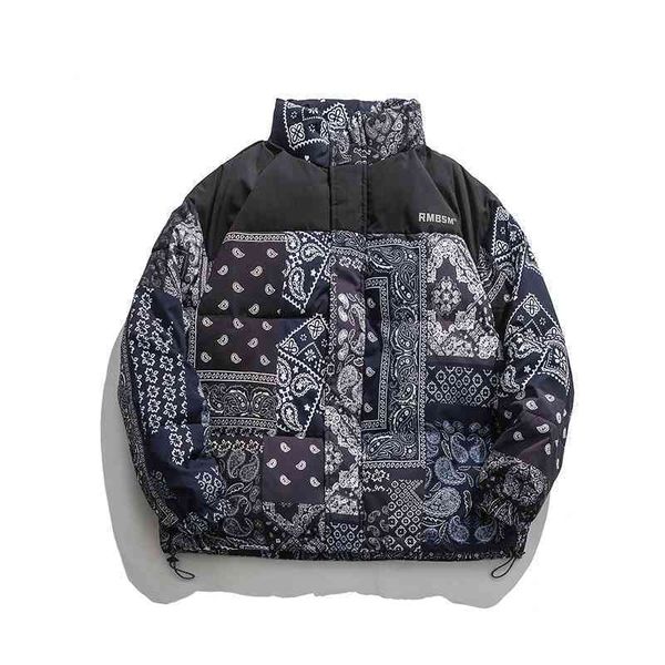 by no means vulgar. 2021 winter new cashew blossom splicing stand collar bread clothes men's fashion brand thickened cotton padded jack, Black
by no means vulgar. 2021 winter new cashew blossom splicing stand collar bread clothes men's fashion brand thickened cotton padded jack, Black
