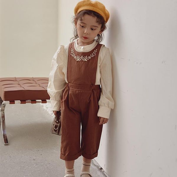 2021 summer vintage kids girls overalls children clothes playsuit girls casual jumpsuits sleeveless kids embroidery overalls, Blue
2021 summer vintage kids girls overalls children clothes playsuit girls casual jumpsuits sleeveless kids embroidery overalls, Blue