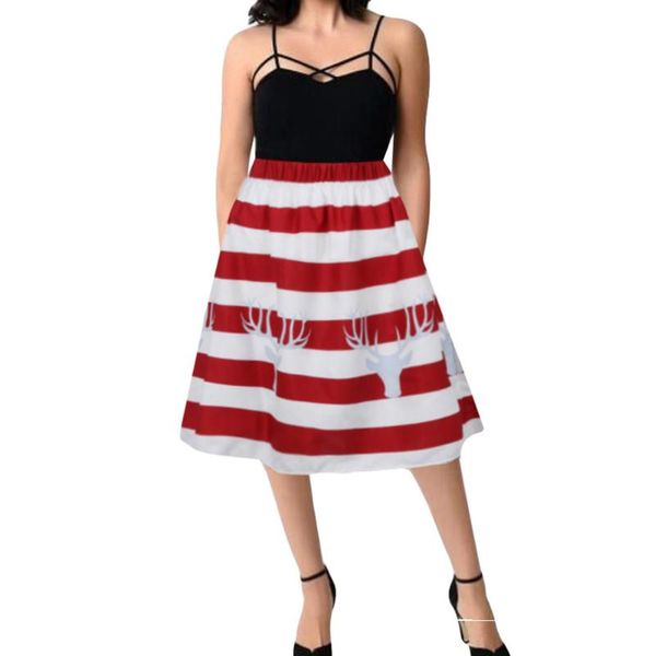 skirts 2021 arrival women fashion print striped elasticated waist ladies christmas a-line skirt 35p1201, Black
skirts 2021 arrival women fashion print striped elasticated waist ladies christmas a-line skirt 35p1201, Black
