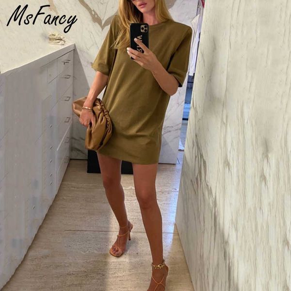 msfancy summer cotton short sleeve dress women vintage drop-shoulder loose mini vestidos de mujer casual robes 210604, Black;gray
msfancy summer cotton short sleeve dress women vintage drop-shoulder loose mini vestidos de mujer casual robes 210604, Black;gray