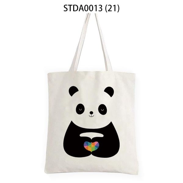 storage bags cute animal panda canvas shopping bag gift for fashion women shoulder bookbag reusable large capacity handbag
storage bags cute animal panda canvas shopping bag gift for fashion women shoulder bookbag reusable large capacity handbag