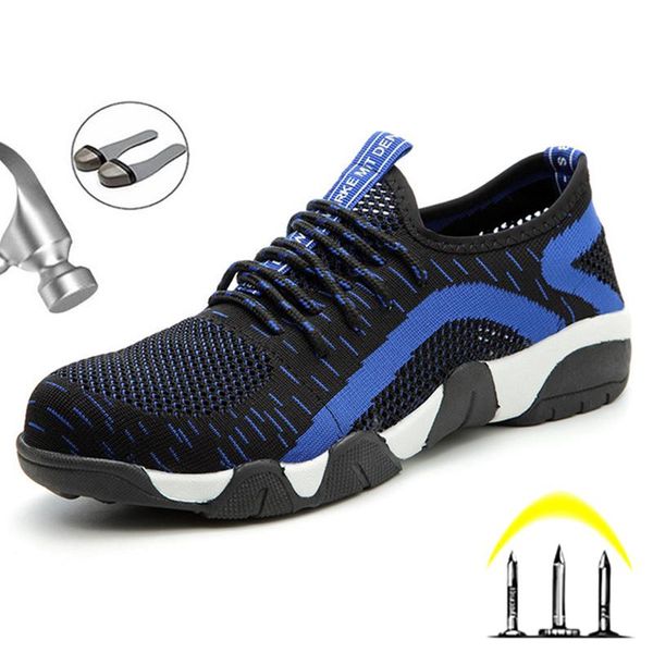 boots drop work safety steel toe shoes breathable men anti-puncture indestructible light, Black
boots drop work safety steel toe shoes breathable men anti-puncture indestructible light, Black