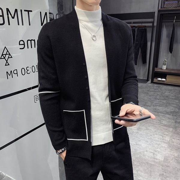 Fashion 2021 Korean Male Mesh New Fall Cardigan Geometric Patterns All Streetwear Games Loose Winter Sweater 3xl QWVT, White;black
Fashion 2021 Korean Male Mesh New Fall Cardigan Geometric Patterns All Streetwear Games Loose Winter Sweater 3xl QWVT, White;black