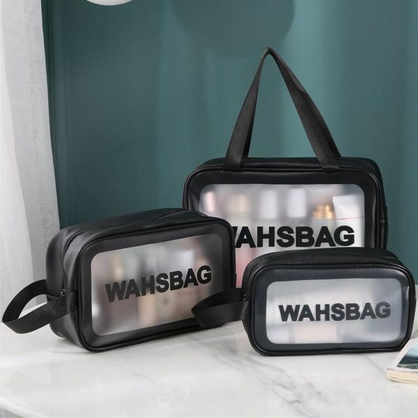 cosmetic bags & cases 3pcs large women's bag 2021 travel wash storage makeup pvc pu patchwork woman toiletry black pink white neceser
cosmetic bags & cases 3pcs large women's bag 2021 travel wash storage makeup pvc pu patchwork woman toiletry black pink white neceser