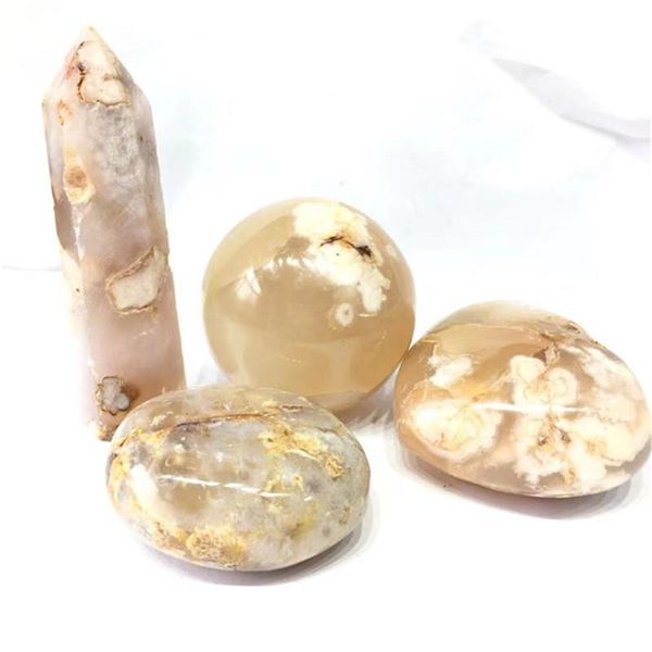 decorative objects & figurines cherry blossom agate crystal set minerals gemstone for healing reiki
decorative objects & figurines cherry blossom agate crystal set minerals gemstone for healing reiki