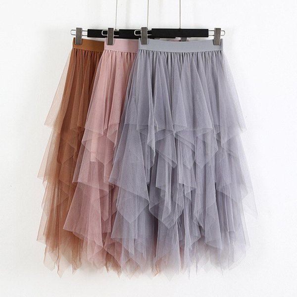 skirts women fashion 2021 spring party skirt elastic high waist long tulle irregular hem mesh tutu, Black
skirts women fashion 2021 spring party skirt elastic high waist long tulle irregular hem mesh tutu, Black