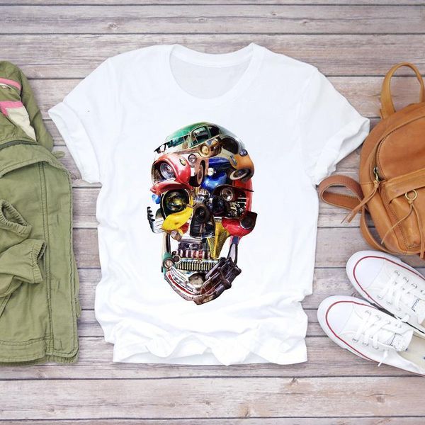 women 2021 skull cartoon funny cute printing fashion print lady t-shirts womens t shirt ladies graphic female tee t-shirt, White
women 2021 skull cartoon funny cute printing fashion print lady t-shirts womens t shirt ladies graphic female tee t-shirt, White