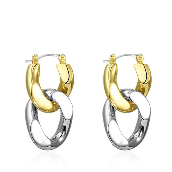 fashion geometric gold silver color metal irregular glossy twisted double-deck hoop earrings for women simple jewelry gifts, Golden;silver
fashion geometric gold silver color metal irregular glossy twisted double-deck hoop earrings for women simple jewelry gifts, Golden;silver