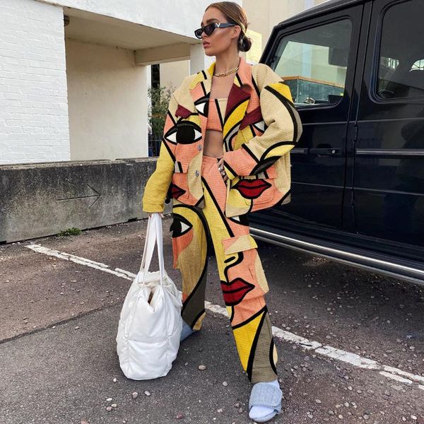 fashion printed three-piece ladies short vest + lapel long-sleeved + trousers with pockets casual three-piece suit 2021 new, White
fashion printed three-piece ladies short vest + lapel long-sleeved + trousers with pockets casual three-piece suit 2021 new, White