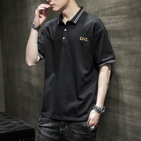 2021 new summer shirt cotton fashion short sleeve embroidery breathable men polo shirts plus size x4c3, White;black
2021 new summer shirt cotton fashion short sleeve embroidery breathable men polo shirts plus size x4c3, White;black