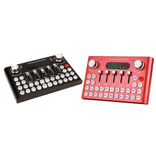 sound cards bluetooth audio mixer with effector and voice changer used for live broadcasting music recording podcasting
sound cards bluetooth audio mixer with effector and voice changer used for live broadcasting music recording podcasting