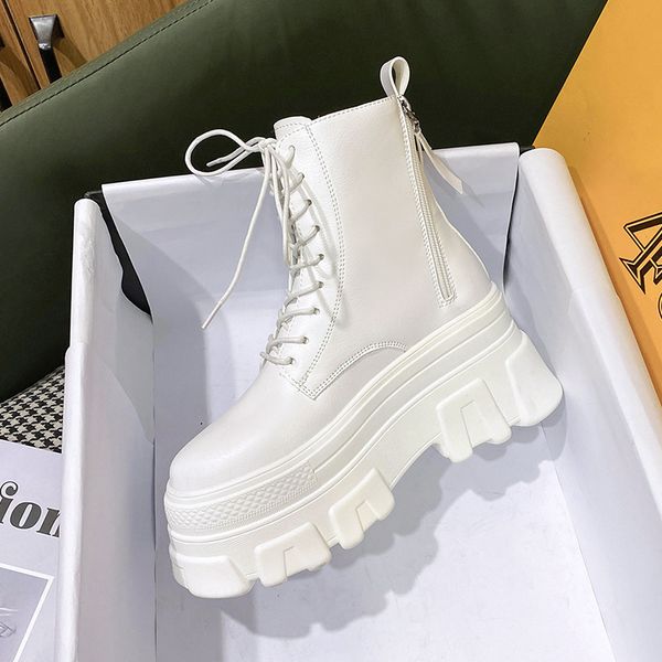 2022 new fashion women white ankle boots motorcycle boots female autumn winter shoes woman punk thick bottom boots size 34-39, Black
2022 new fashion women white ankle boots motorcycle boots female autumn winter shoes woman punk thick bottom boots size 34-39, Black