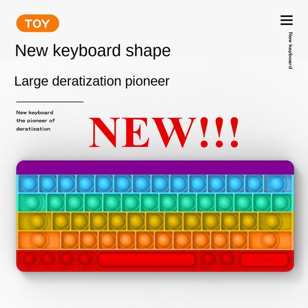 dhl fidget toys keyboard shape reliver stress party gifts rainbow silicone push it bubble antistress sensory toy children office school sque
dhl fidget toys keyboard shape reliver stress party gifts rainbow silicone push it bubble antistress sensory toy children office school sque