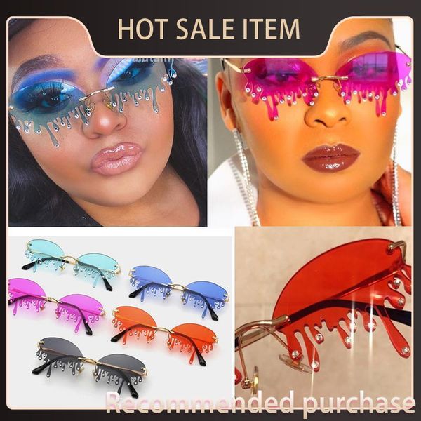 sunglasses rimless shades color wholesale party tears chic rhinestone women new crystal luxury tassel in candy bulk for ch01 abrah hhrji, White;black
sunglasses rimless shades color wholesale party tears chic rhinestone women new crystal luxury tassel in candy bulk for ch01 abrah hhrji, White;black