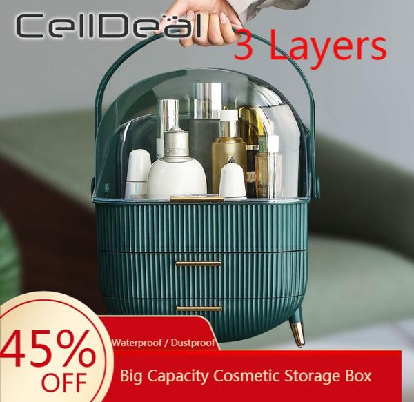 3 layers multi-use makeup organizer cosmetic storage big capacity waterproof dustproof storage drawer makeup display shelf
3 layers multi-use makeup organizer cosmetic storage big capacity waterproof dustproof storage drawer makeup display shelf