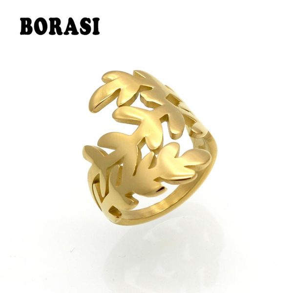 wedding rings borasi brand cocktail party for woman stainless steel gold colors leaf hollow out female engagement jewelry, Slivery;golden
wedding rings borasi brand cocktail party for woman stainless steel gold colors leaf hollow out female engagement jewelry, Slivery;golden