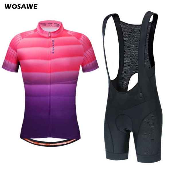 racing sets wosawe men's summer cycling jersey bib shorts with 5d gel padded bicycle clothing breathable short sleeve downhill bike set, Black;blue
racing sets wosawe men's summer cycling jersey bib shorts with 5d gel padded bicycle clothing breathable short sleeve downhill bike set, Black;blue