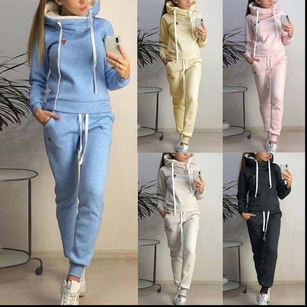 tracksuit female hoodie plus velvet pants sweatershirt warm outfits running suit conjunto sudadera mujer 2 piece set women, Gray
tracksuit female hoodie plus velvet pants sweatershirt warm outfits running suit conjunto sudadera mujer 2 piece set women, Gray