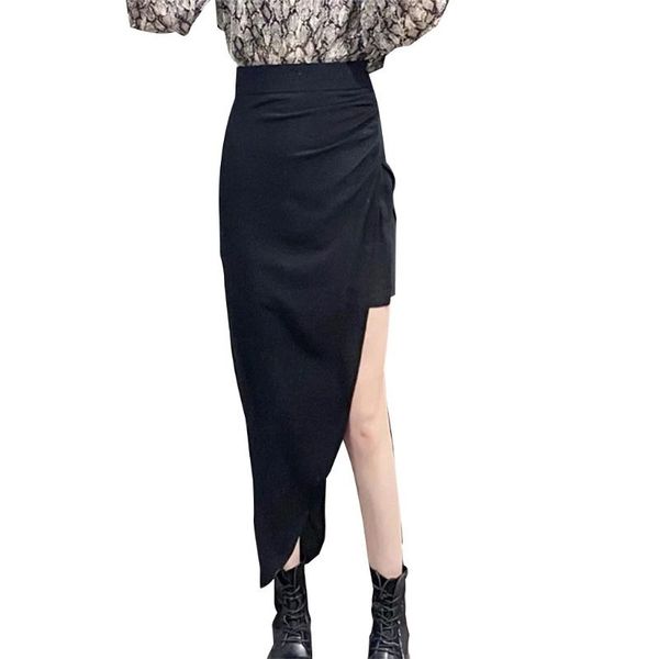skirts women high waist asymmetrical black midi long skirt double layer side split pleated ruched package hip bodycon party y1ac
skirts women high waist asymmetrical black midi long skirt double layer side split pleated ruched package hip bodycon party y1ac